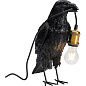 52704 Настольная лампа Animal Crow Mat Black 34cm Kare Design