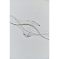 FLY58IW Flying Made By Hand Подвесной светильник с волнообразным абажуром белого цвета — фото 15