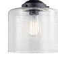 Winslow 1 Light Semi Flush Black потолочный светильник 44033BK Kichler — фото 2