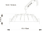 A7412PL-1WH Arte Lamp Riflessione встраиваемый светильник LED 12W 700Lm 3000K — фото 3