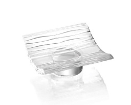 BA771 Il Paralume Marina Wave мыльница из прозрачного стекла