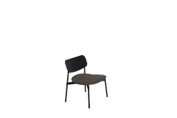 M0820304 La Petite Friture FROMME Кресло с подлокотниками тканевое черное