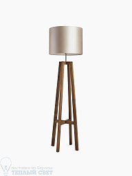 FL-TRIP-OAK-MLS-EU Heathfield Tripod торшер из дуба с белым абажуром