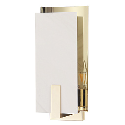 DELUXE AP1 Crystal Lux DELUXE настенное бра с прямоугольным корпусом и матовым стеклянным плафоном