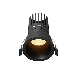DL118-15W-2.7K-B Maytoni Dip встраиваемый потолочный светильник черный с нейтральным светом