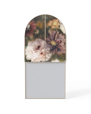 Зеркало-триптих Blossom Devon&Devon, тёмный BLOSDKTRY/OROSPS