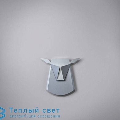 DEAR HEAD настенный светильник Popup Lighting DEAR HEAD SILVER