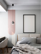 Gradient Smokey Glass Sandy Black Metal LED 6Watt 220-240Volt 457Lm 3000K IP20 D:10 H:125 cm