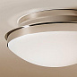 Bretta 17.75" 3 Light Flush Mount Polished Nickel  потолочный светильник 52545PN Kichler