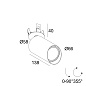 SPY 66 CLIP WALLWASH 927 W-W белый Delta Light накладной потолочный светильник — фото 1