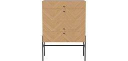 04-141-20_12769697 Bolia Luxe низкий комод с четырьмя ящиками