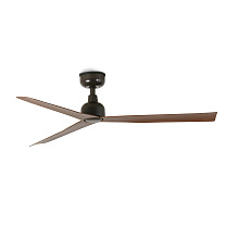 MARINE M Brown/walnut ceiling fan Wall Control white