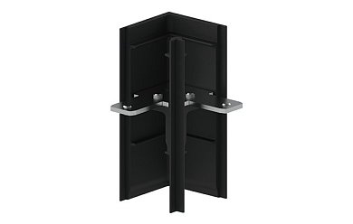 Комплектующая для трека 48 В Astro Lighting 48V Double Track Corner Joint чёрный