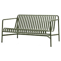 Palissade Lounge Sofa, сталь, порошковая окраска, оливковый