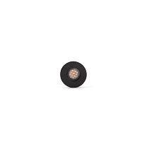GRUND black anodized recessed 1W 3000K 36º 24V