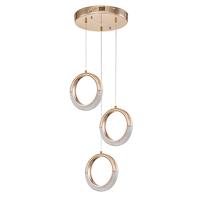 подвесная люстра кольцевая черная