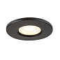 1008067 SLV UNIVERSAL DOWNLIGHT cover IP65 R black декоративное кольцо — фото 3