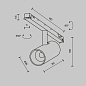 Трековый светильник Maytoni Focus Led 5W Черный TR243-4-5WTW-DD2-B — фото 11