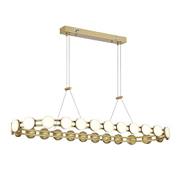 SL6610.203.26 ST-Luce Monro подвесная люстра с вытянутым кольцом и равномерно расположенными световыми шарами