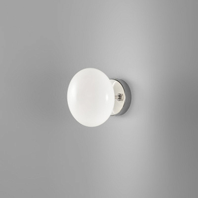 Metal Lux Dolce AP 15 настенный светильник из выдувного стекла прозрачный; хром 260.301.01