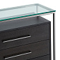 110621 Cabinet Durand black nickel finish DRESSER Eichholtz