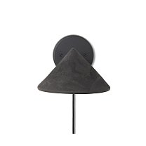 Terra Wall, чёрный Matek (Coffee Waste Black), с проводом и вилкой