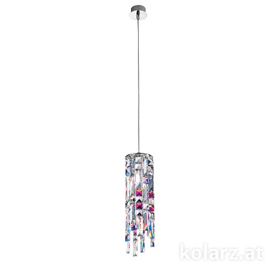 Kolarz Prisma 1344.31M.5.P1.KpTV подвесной светильник хром ø12cm макс. высота 85cm 1 лампа g9