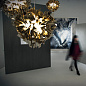 Slamp Veli SP S подвесной светильник вуалевый золотой VELSS00GLD01T00000EU — фото 2