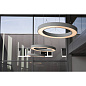 133851 SLV MEDO RING 90 pendant, LED, white подвесная кольцевая люстра — фото 5