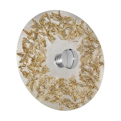 Бра Luna Kolarz, Ø 62 см, хром, декор Liberta Silber 0423.61XL.V1.5.SA