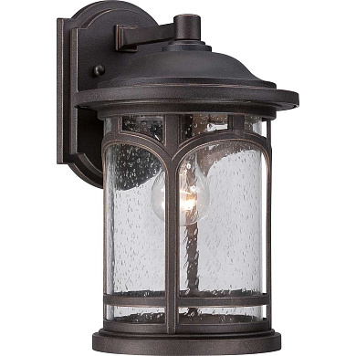 Настенный уличный светильник Marblehead Quoizel QZ-MARBLEHEAD2-M бронза palladian