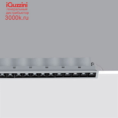 P136 Laser Blade iGuzzini 15 - cell Recessed luminaire - LED - Warm white - Incorporated DALI dimmable power supply - Spot optic