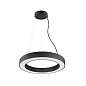 1008591 SLV MEDO RING 60 PD PHASE CCT black подвесной светильник — фото 1