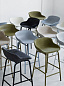 604050 Normann Copenhagen Hyg Барный стул 65 см, серый/белый — фото 2