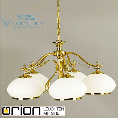 Люстра Orion Empire LU 1460/5 gold/385 opal-gold