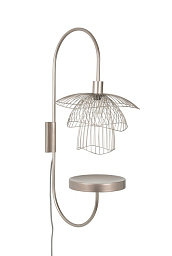 PAPILLON-TAUPE-METALLIQUE-WALL Forestier Papillon Настенный светильник