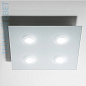 02004XXDHXPBB Elesi luce Pois PL 4L Square LED современный квадратный потолочный светильник с четырьмя лампами белый — фото 1