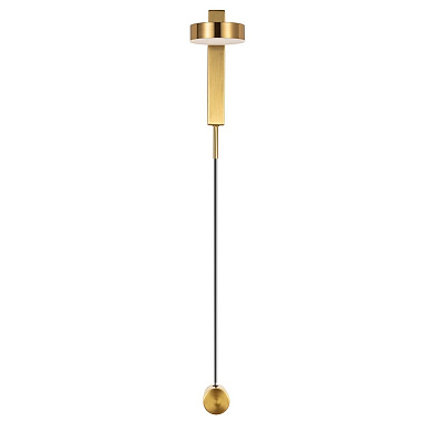 настенный светильник с золотистой вставкой