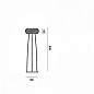 FN311003ML_25 Foscarini Caboche plus media PT торшер с регулировкой яркости серый — фото 3