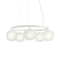 Rime Chandelier подвесной светильник Muuto White RIMCHA5A03