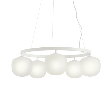 Rime Chandelier подвесной светильник Muuto White RIMCHA5A03