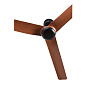 33817 Faro PUNT Black/dark wood ceiling fan with DC motor люстра-вентилятор черный