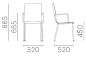 Kuadra Пластиковый стул с подлокотниками Pedrali PID91948