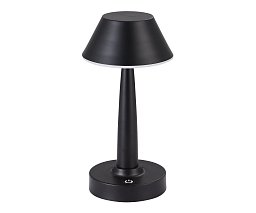 Аккумуляторная настольная лампа Kink Light Снорк черный 07064-B,19