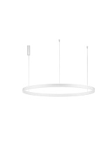 Dimmable by Remote Control 2700-6000K Sandy White Aluminium & Acrylic LED 80 Watt 220-240 Volt 6000Lm IP20 D: 150 H: 250 cm
