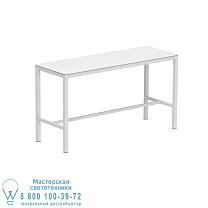 ВЫСОКИЙ СТОЛ TABOELA 200X70CM БЕЛЫЙ + КЕРАМИЧЕСКАЯ СТОЛЕШНЯ БЕЛАЯ Royal Botania