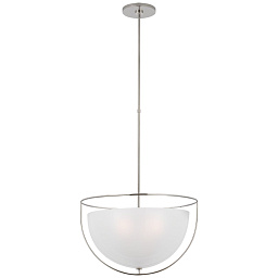 EU-PCD5050 Visual Comfort Odeon подвесной светильник с полусферическим стеклянным плафоном