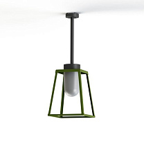 Lampiok 2 N° 1; Frosted glass E27 52W; Fern green