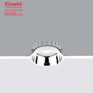 QF71 Easy iGuzzini Ø 212 mm - warm white - DALI - White/Aluminium