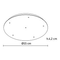 SR330N6INT, Ø550 мм, высота 42 мм, чёрный